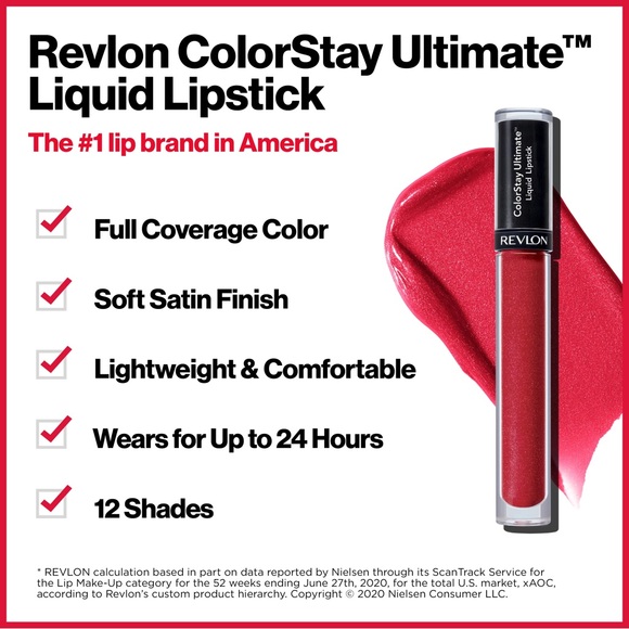 Revlon ColorStay Ultimate Liquid Lipstick, Brilliant Bordeaux 040 - Picture 7 of 10